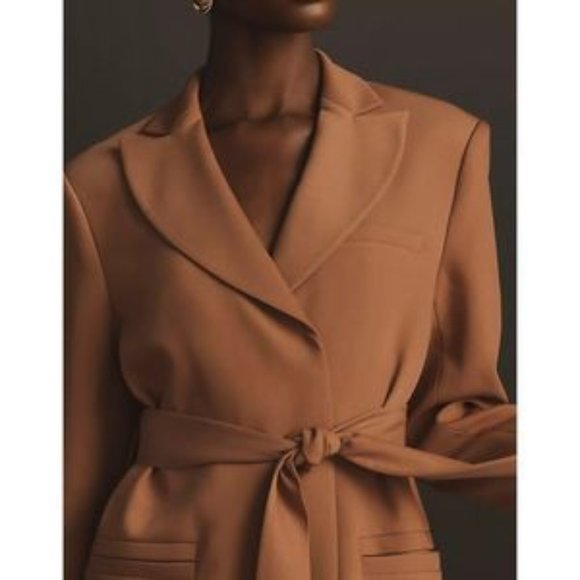 Anthropologie Mare Mare Classic Tie Blazer - Picture 3 of 4